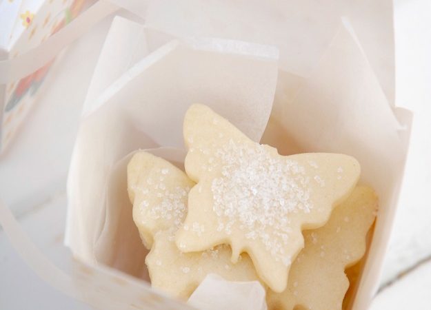 Vanilla Shortbread Butterflies for Spring Gifting