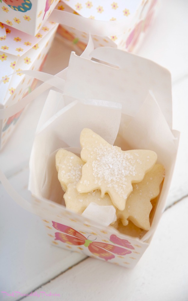 Vanilla Shortbread Butterflies for Spring Gifting
